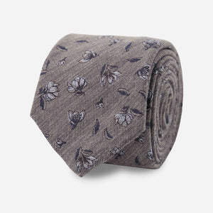 Grazioso Floral Grey Tie featured image