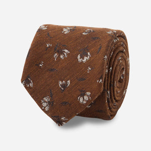 Grazioso Floral Brown Tie featured image