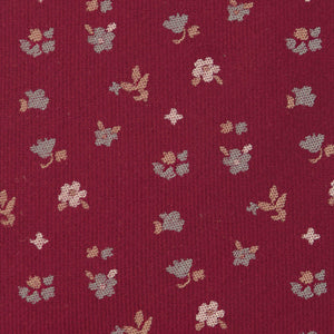 Falling Florals Burgundy Tie alternated image 2