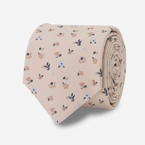 Falling Florals Champagne Tie featured image