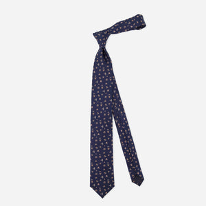 Falling Florals Navy Tie alternated image 1