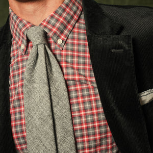Barberis Wool Perla Grey Tie alternated image 4