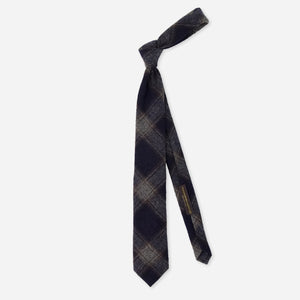 Barberis Wool Arlecchino Navy Tie alternated image 1