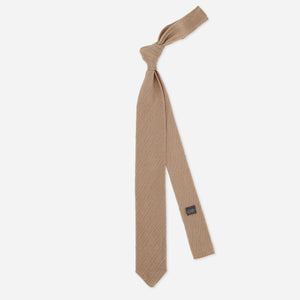 Textured Stripe Knit Champagne Tie alternated image 1