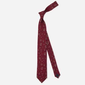 Fall Florals Burgundy Tie alternated image 1
