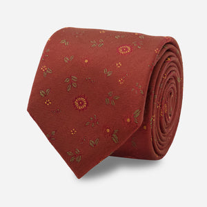 Fall Florals Rust Tie featured image