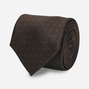 Geo Revolution Rust Tie