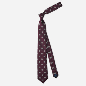 Geo Scales Burgundy Tie alternated image 1