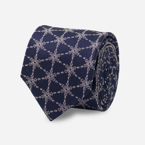 Deco Snow Navy Tie featured image