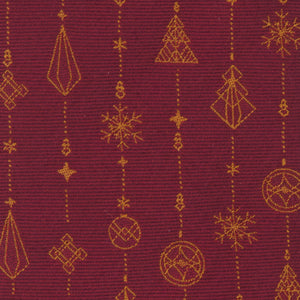 Holiday Ornaments Burgundy Tie alternated image 2
