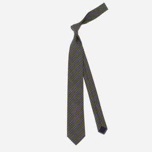 Elegante Stripe Olive Tie alternated image 1