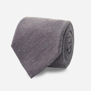 Inverno Solid Charcoal Tie