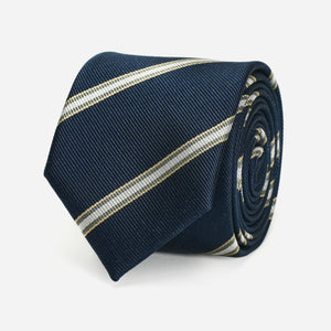 Tie Bar x Miller High Life Heritage Stripe Midnight Navy Tie featured image