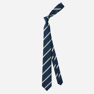 Tie Bar x Miller High Life Heritage Stripe Midnight Navy Tie alternated image 1
