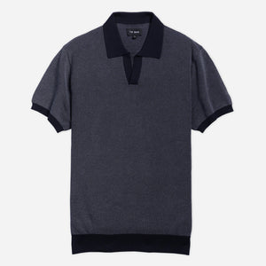 Birdseye Sweater Navy Polo featured image