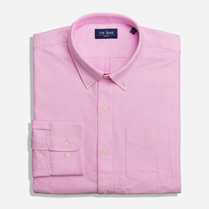 The Modern-Fit Oxford Pink Casual Shirt