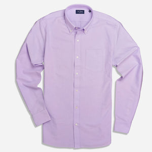 The Modern-Fit Oxford Lavender Casual Shirt alternated image 1