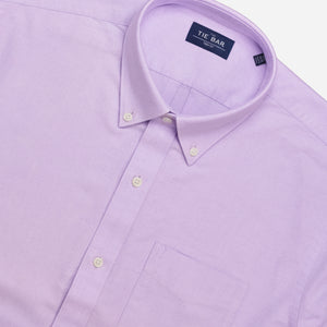 The Modern-Fit Oxford Lavender Casual Shirt alternated image 2