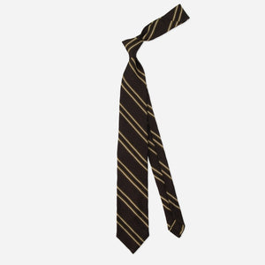Grenalux Stripe Chocolate Brown Tie alternated image 1