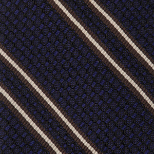 Grenalux Stripe Navy Tie alternated image 2