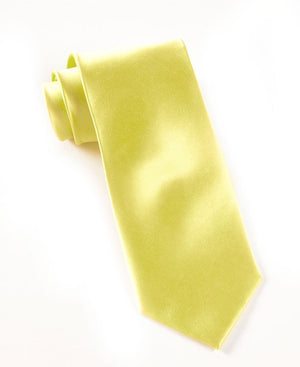 Solid Satin Yellow Tie featured image