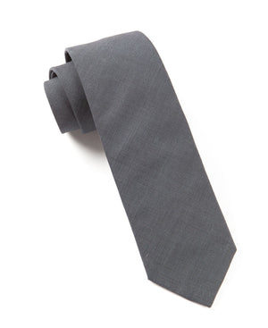 Solid Cotton Metallic Grey Tie featured image