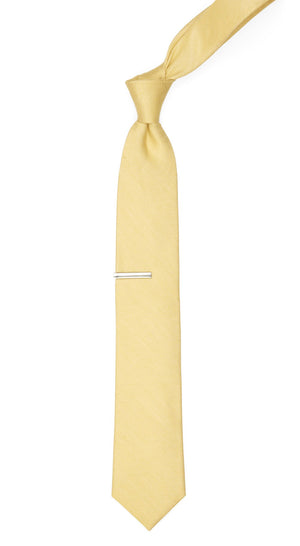 Solid Linen Butter Gold Tie alternated image 1