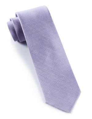 Solid Linen Lavender Tie featured image