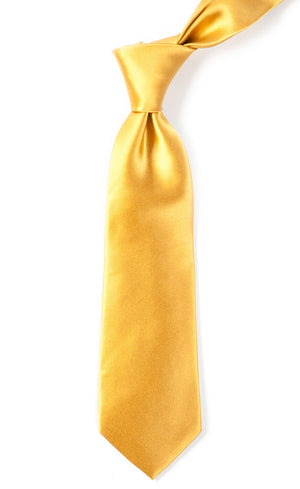 Solid Satin Mustard Tie alternated image 1