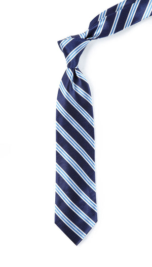 Bar Stripes Navy Tie alternated image 1