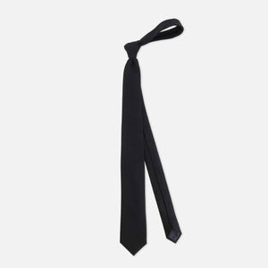Solid Wool Black Tie alternated image 1