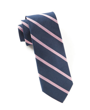 Trad Stripe Navy Tie