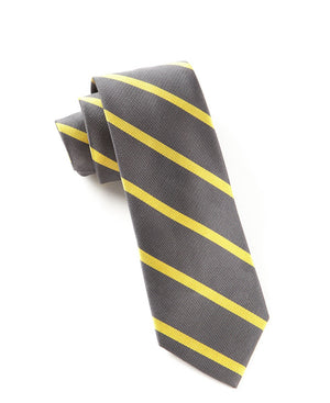 Trad Stripe Charcoal Tie featured image