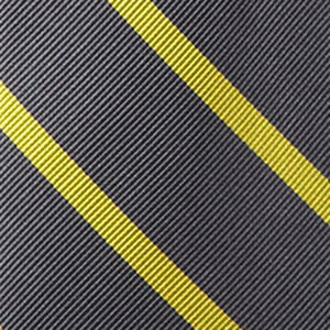 Trad Stripe Charcoal Tie alternated image 2