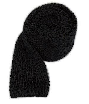 Knitted Black Tie featured image