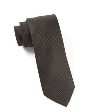 Solid Texture Black Tie