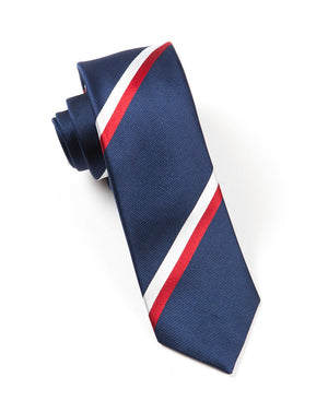 Ad Stripe Classic Navy Tie featured image