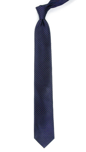 Mini Dots Matte Navy Tie alternated image 1