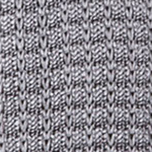 Textured Solid Knit Grey Tie alternated image 2