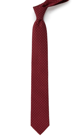 Rivington Dots Burgundy Tie alternated image 1