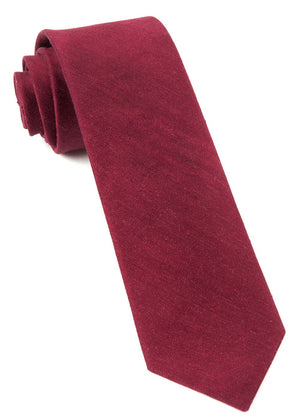 Linen Row Crimson Tie