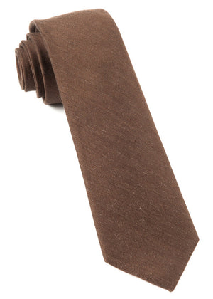 Linen Row Chocolate Brown Tie featured image