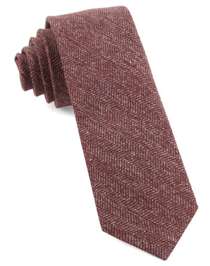 Threaded Zig-Zag Light Raspberry Tie featured image