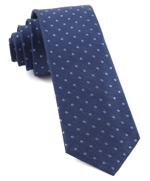 Dotted Dots Classic Blue Tie featured image