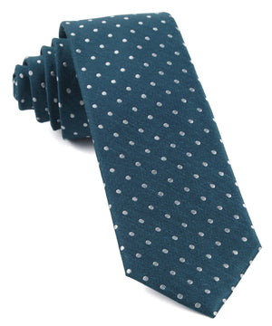 Dotted Dots Teal Tie featured image