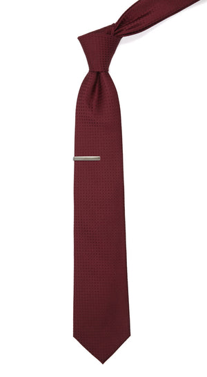 Check Mates Burgundy Tie alternated image 1