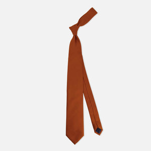 Grosgrain Solid Burnt Orange Tie