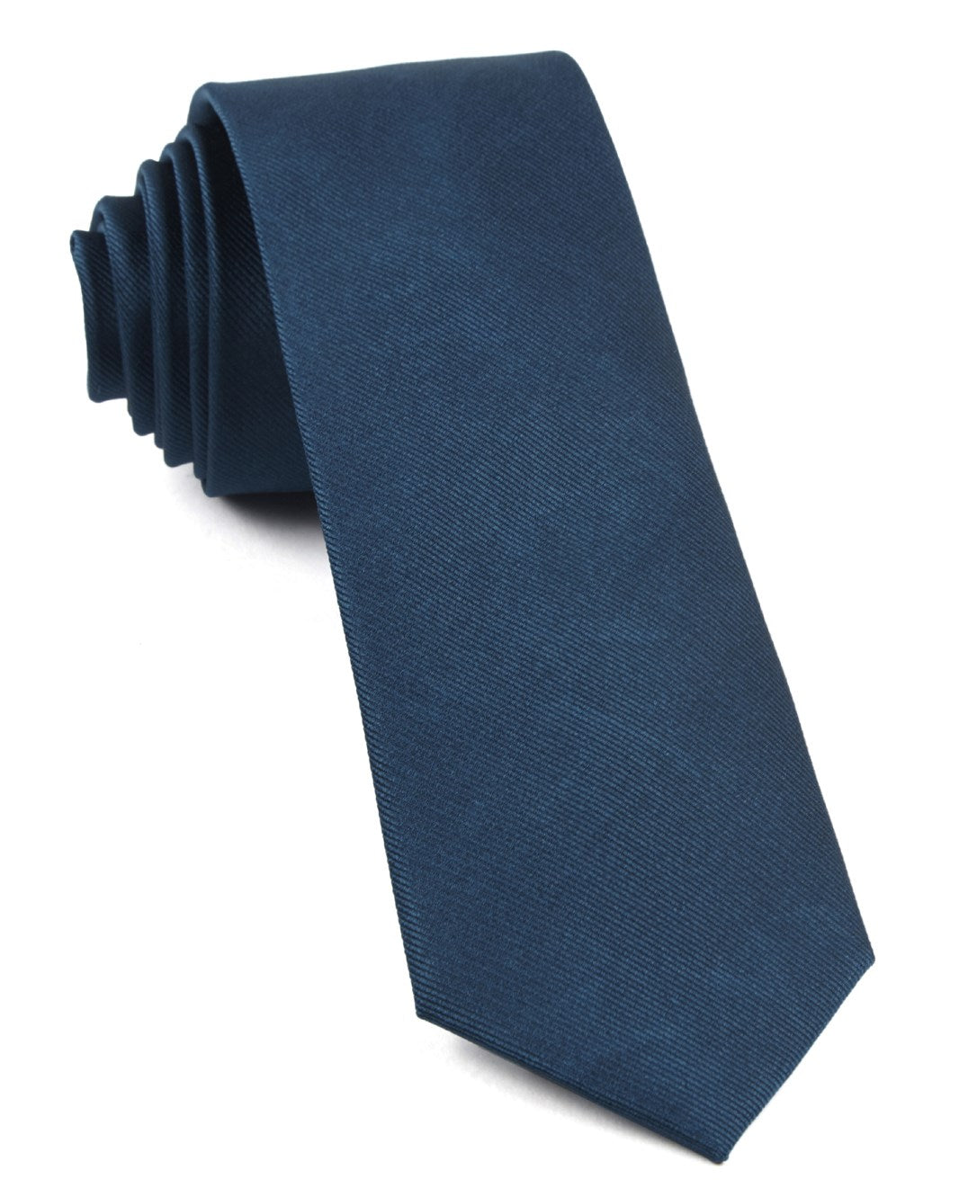 Grosgrain Solid Teal Tie | Silk Ties | Tie Bar