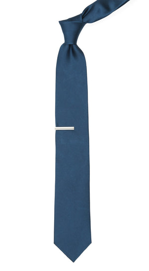 Grosgrain Solid Teal Tie