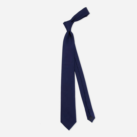 Herringbone Vow Navy Tie | Silk Ties | Tie Bar